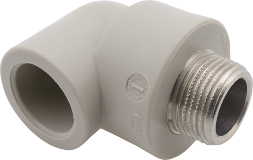 Alcapipe PPR колено 90° c металлической резьбой наружной 25x3/4"