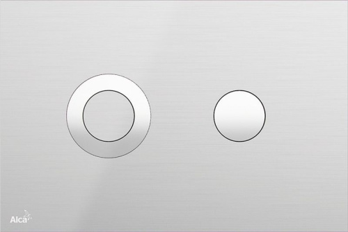 Клавиша для инсталляции ALCAPLAST TURN INOX сталь