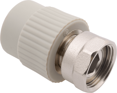 Alcapipe PPR переходник c металлической резьбой внутренней c накидной гайкой 20x3/4"