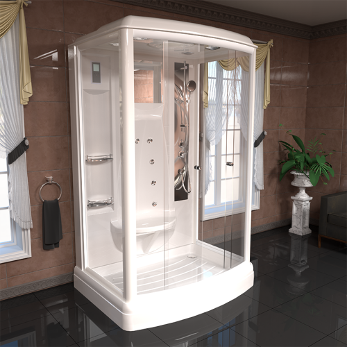 Диана 3 БЕЛЫЙ душевая кабина (стекла прозрачные)