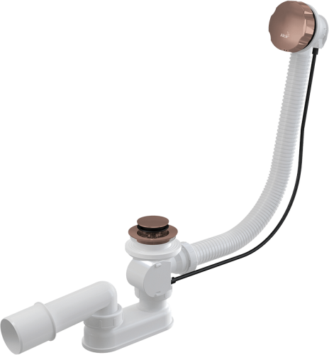 Сифон для ванны автомат AlcaPlast A55K-RG-B