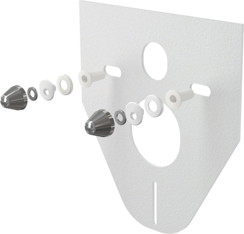 Звукоизоляционная плита для подвесного унитаза и биде ALCAPLAST M910CR