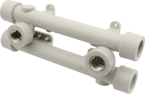 Alcapipe PPR настенный комплект (двойное настенное колено) 2x20x1/2"