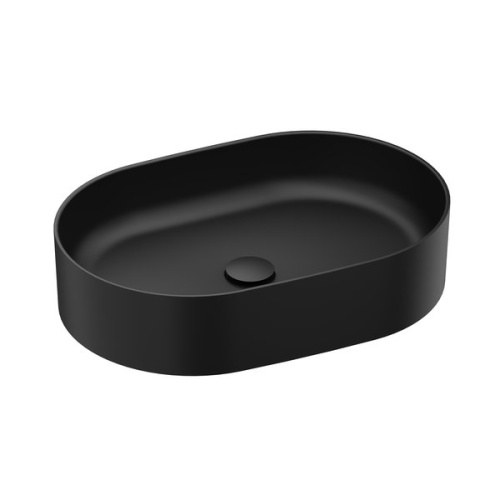 Умывальник Ravak CERAMIC 550 O SLIM накладной, черный матовый XJX0D155000