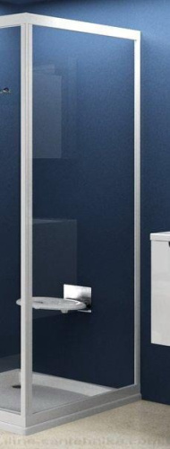 Неподвижная стенка для двери Ravak Supernova APPS-75 профиль белый стекло прозрачное, 94030102Z1