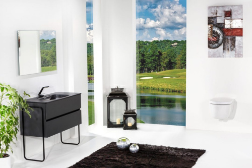 Тумба без раковины 80х46 2 полки Armadi Art Vallessi 837-080-A mat