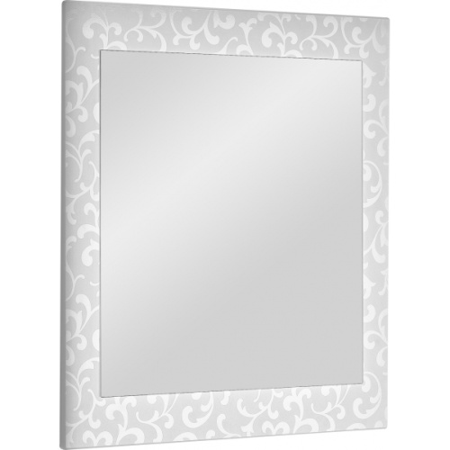 Зеркало 70x80 Dreja Ornament 76880 белый