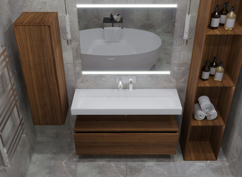 Раковина-столешница Armadi Art Flat 100 см 859-100