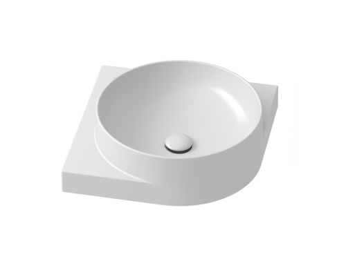 Умывальник Ravak Yard 450 C (450х450х125) угловой, подвесной, белый XJX01045000