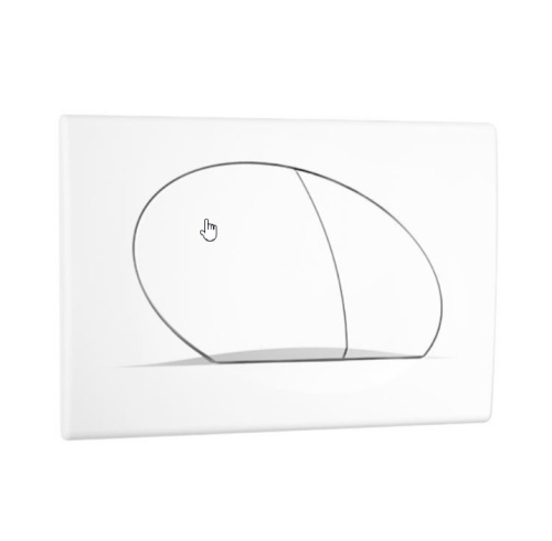 Кнопка смыва Roca Active 42B белая 78901140B0