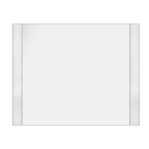 Зеркало UNI, 105 см, без подсветки, белый