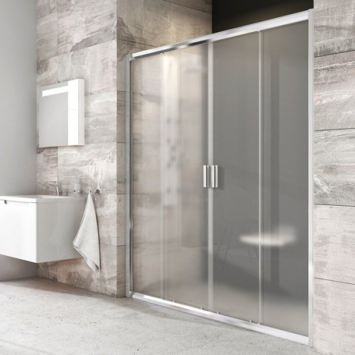 Душевая дверь 120х190 RAVAK BLDP4-120 профиль матовый Графит