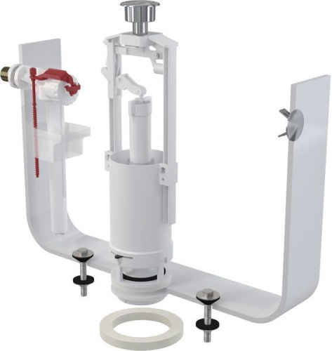 Выпускной комплект со стоп кнопкой ALCAPLAST SA2000K 1\2