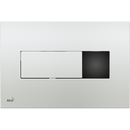 Сенсорная кнопка управления для инсталляции хром глянец (подключение к сети) ALCAPLAST M371S-SLIM