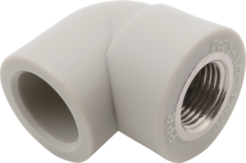 Alcapipe PPR колено c металлической резьбой внутренней 20x1/2"