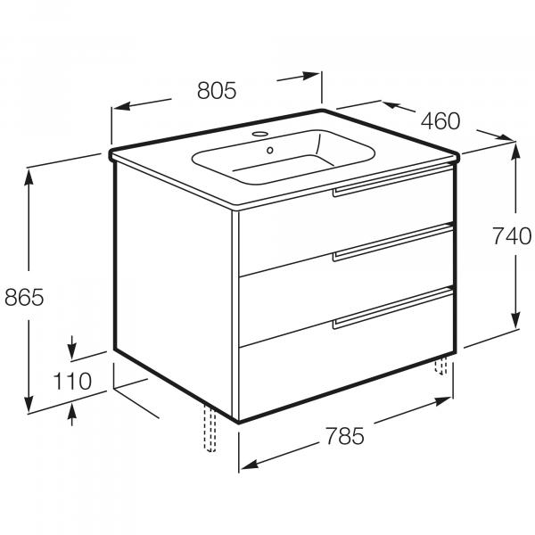  Roca Victoria Nord Ice Edition 450 786 интернет магазин сантехники BATHPOINT