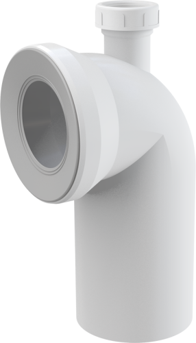 Колено для унитаза с присоединением DN40 - колено 90° ALCAPLAST A90-90P40