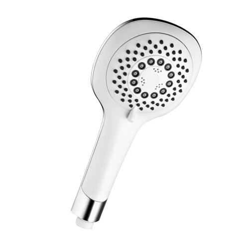 Lamark  Лейка душевая 5-функциональная 117х251мм, хром/белый, блистер LM0815CWhite