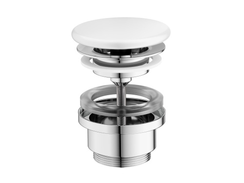 Донный клапан Ravak фиксированный, G 5/4" без перелива, белый X01919