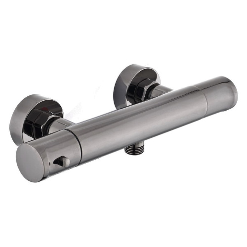 Смеситель для душа с душевым набором SAT PVD SATBSDA268 серый никель