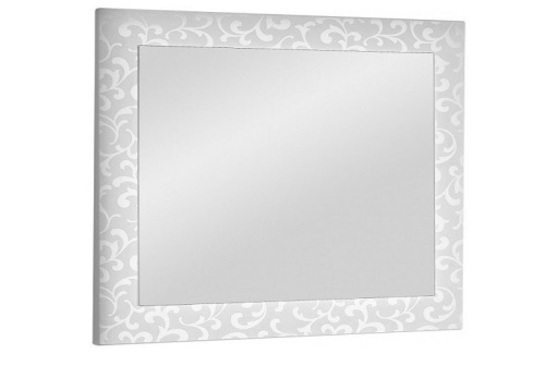 Зеркало 75x80 Dreja Ornament 59067 белый