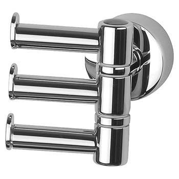 Крючок поворотный тройной (хром) (FBS)