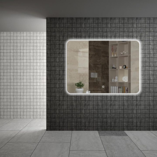 Зеркало Armadi Art Vallessi с круговой тыльной подсветкой 100*60 IP24 543