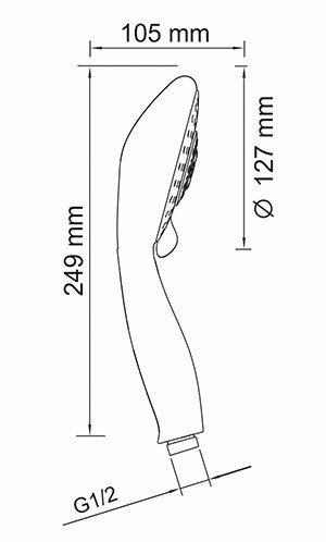  WasserKRAFT Аксессуары для душа  12.7 интернет магазин сантехники BATHPOINT