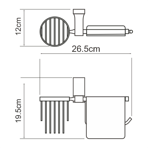  WasserKRAFT Lopau K-6000  26.5 интернет магазин сантехники BATHPOINT