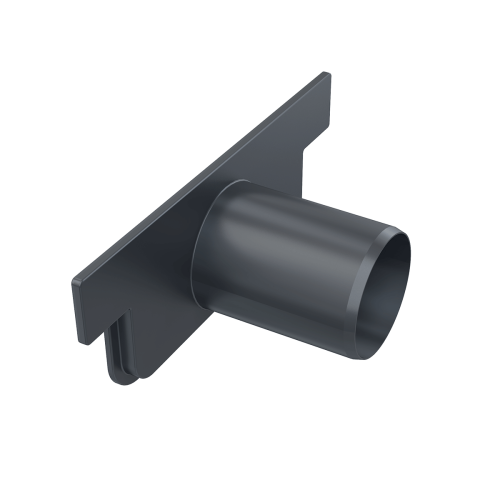 Торцевая часть для заделки наглухо конца жёлоба с притоком DN40 ALCAPLAST AVZ-P018