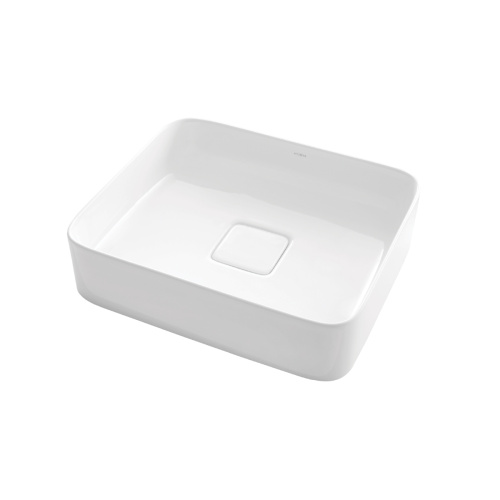 ДЖОЙ, накладной умывальник для установки на столешнице, керамический, 46х39х12 см