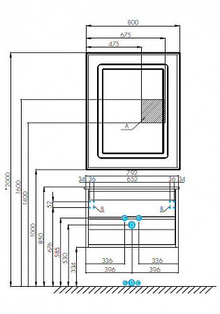  Aquaton Римини 445 792 интернет магазин сантехники BATHPOINT