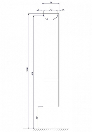  Aquaton Стоун 270 300 интернет магазин сантехники BATHPOINT