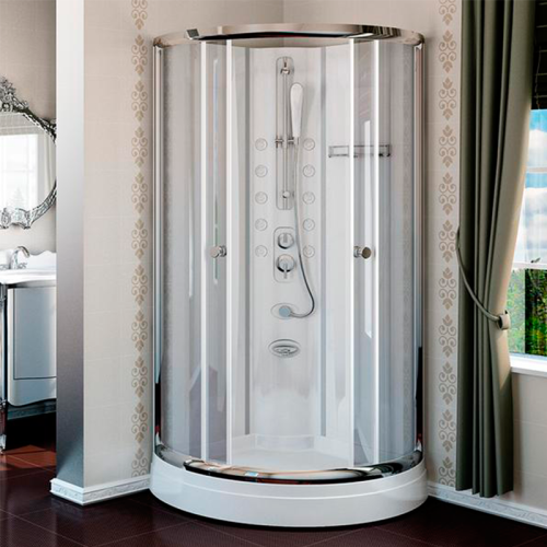 Паола 2 ЛЮКС душевая кабина (стекла прозрачные)