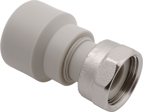 Alcapipe PPR патрубок c накидной гайкой 20x1/2"