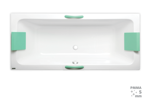 Ванна акриловая глубокая 180x80 Laguna Nora Plus NO1800PLUS