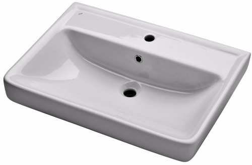 Q, 70 см, мебельный умывальник, керамический