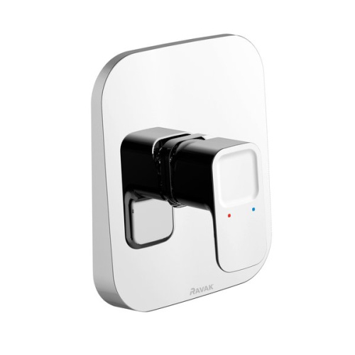 Смеситель скрытого монтажа Ravak 10 градусов TD 066.00 без внутренней части, хром X070071