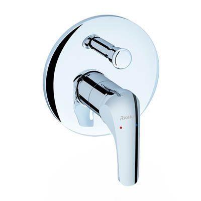 Смеситель скрытого монтажа Ravak Rosa RS 061.00 с переключателем X070014