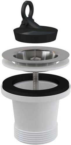 Водослив для мойки d70 AlcaPlast A34