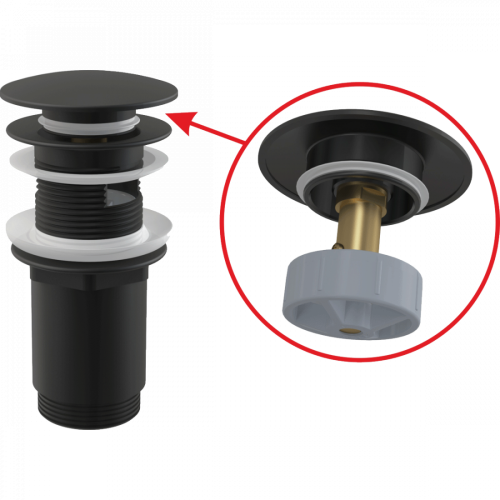 Водослив для умывальника AlcaPlast A392