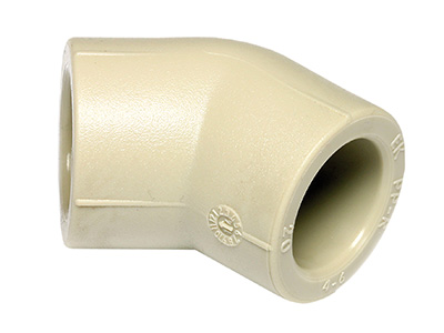 Угол 45° полипропиленовый EKOPLASTIK PP-R 110 ВН-ВН