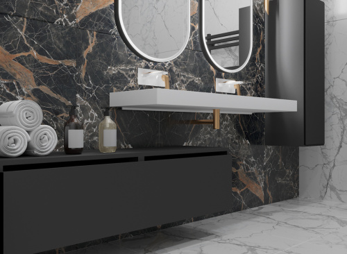 Ящик под столешницу 60 см АНТРАЦИТ глянец Armadi Art Vallessi UNO-S 897-060-A glossy