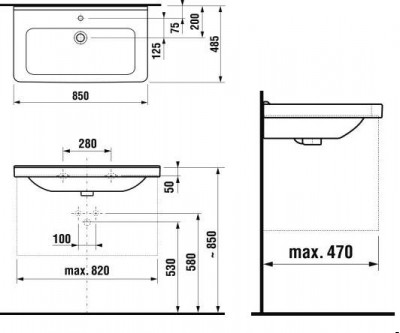  Jika Cubito 485 850 интернет магазин сантехники BATHPOINT