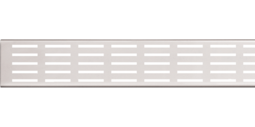 Решетка для дренажного желоба 100 мм оцинкованная сталь ALCAPLAST ADZ-R121