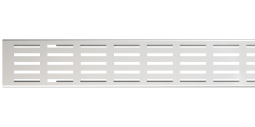 Решетка для дренажного желоба 100 мм нержавеющая сталь ALCAPLAST ADZ-R321