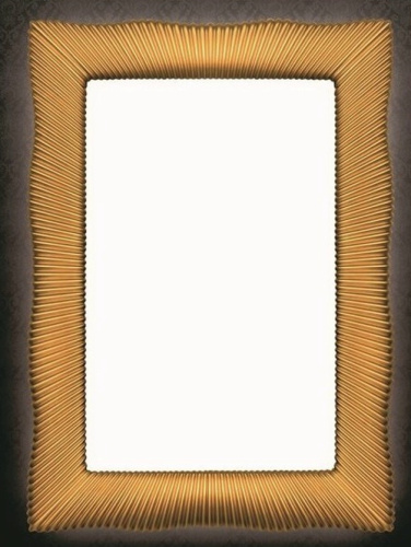 Зеркало Armadi Art Soho золото 80х120 массив 518