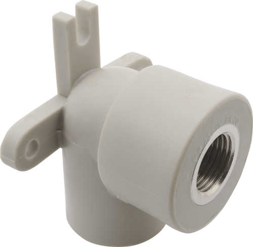 Alcapipe PPR настенное колено c металлической резьбой внутренней 20x1/2"