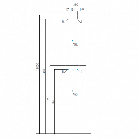 Пенал Aquaton Терра  35 интернет магазин сантехники BATHPOINT