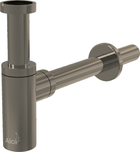 Сифон для раковины DN32 DESIGN AlcaPlast A400-N-B